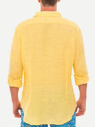 Camicia di lino gialla-Camicie-Mc2 Saint Barth-Vittorio Citro Boutique