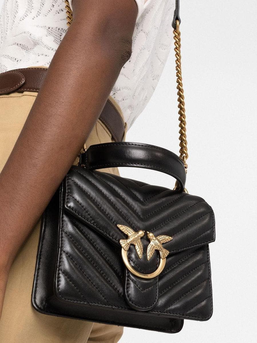 PINKO - Love mini top handle chevron cl. - Vittorio Citro Boutique