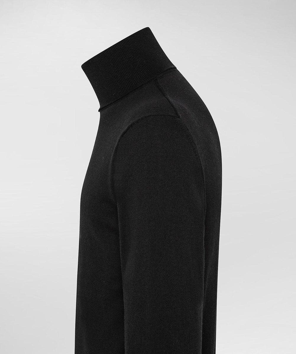 Maglia a collo alto in tricot cotone e lana - Vittorio Citro Boutique