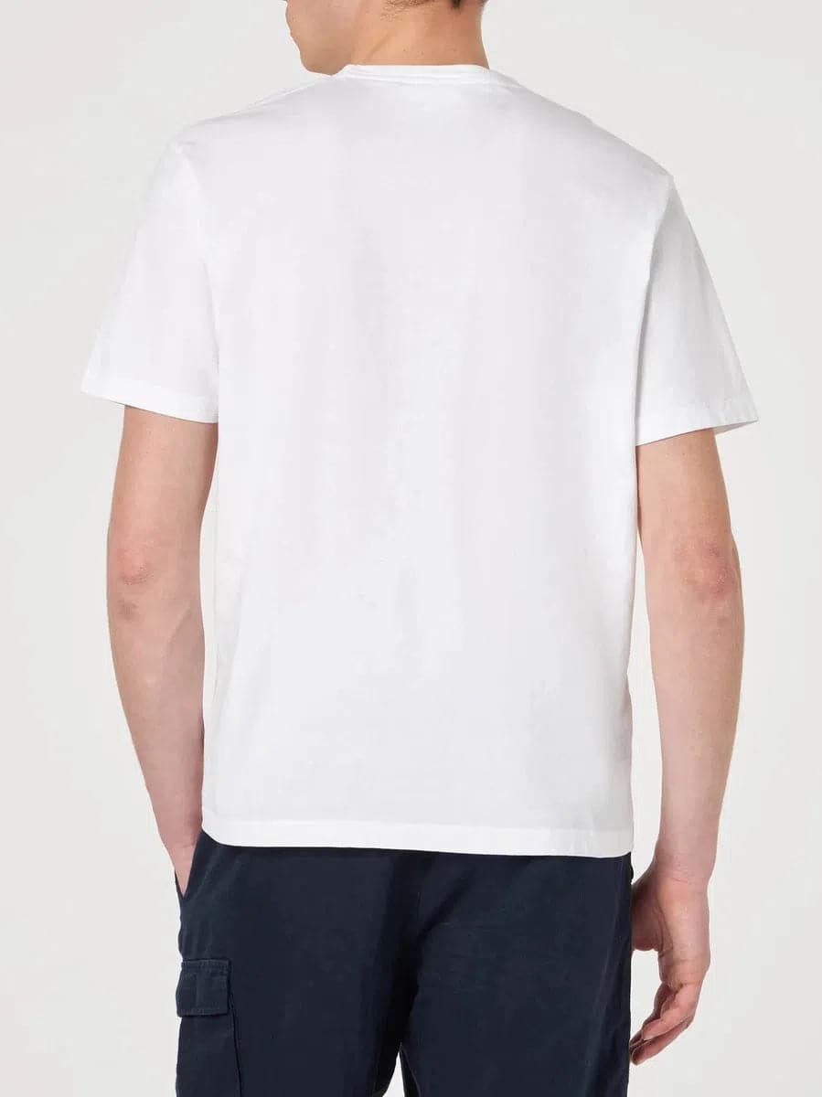 T-shirt con ricamo in cotone - Vittorio Citro Boutique