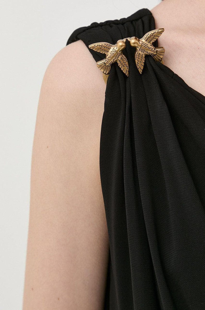 PINKO - Miniabito monospalla love birds - Vittorio Citro Boutique