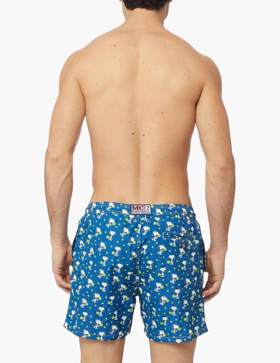 MC2 SAINT BARTH - Pantaloncini da bagno uomo in tessuto leggero con stampa Snoopy | Peanuts™ Special Edition - Vittorio Citro Boutique
