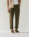 LARDINI - Pantalone cargo verde in cotone rip-stop - military - Vittorio Citro Boutique