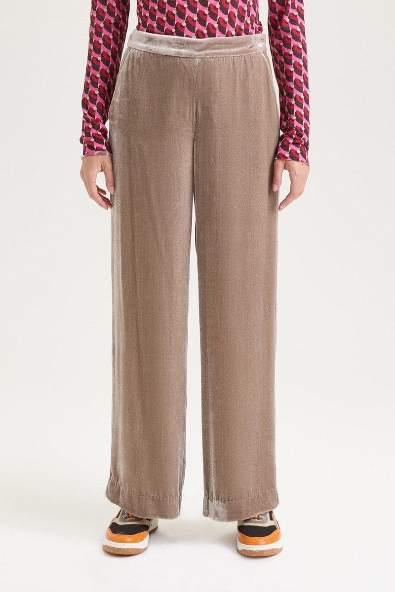 MALIPARMI - PANTALONE FLUID VELVET - Vittorio Citro Boutique