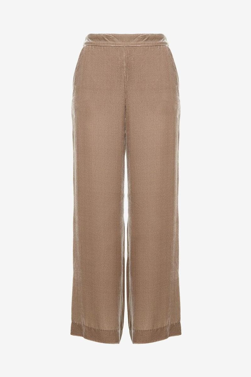 MALIPARMI - PANTALONE FLUID VELVET - Vittorio Citro Boutique