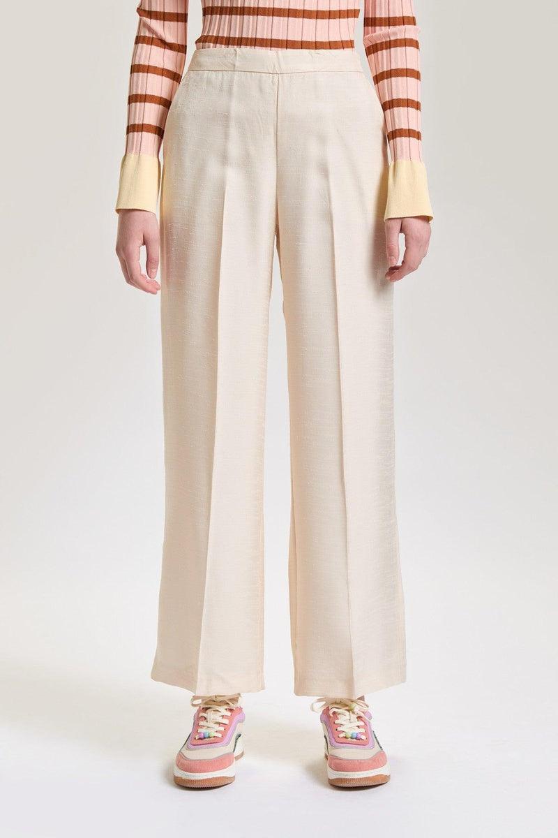 MALIPARMI - PANTALONE FLUID WAVY YARN - Vittorio Citro Boutique