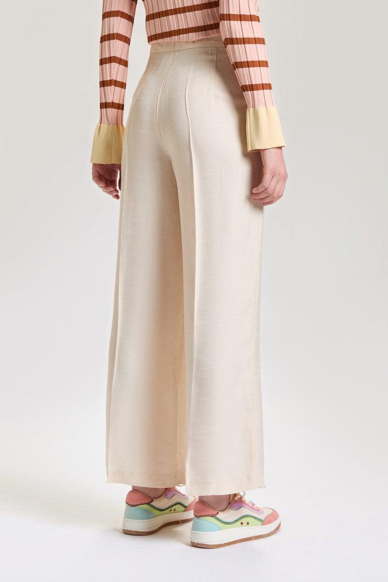 MALIPARMI - PANTALONE FLUID WAVY YARN - Vittorio Citro Boutique