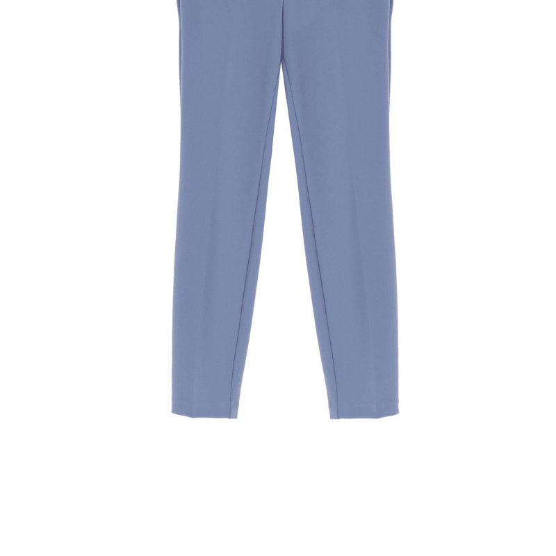IMPERIAL - Pantaloni da tailleur slim fit con orlo superiore satinato - Vittorio Citro Boutique