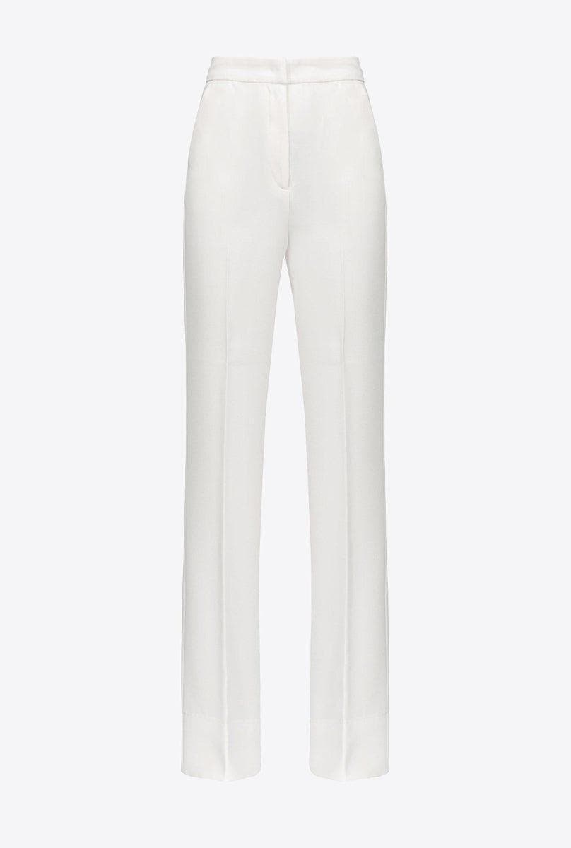 PINKO - PANTALONI FLARED IN POLY CRÊPE - Vittorio Citro Boutique