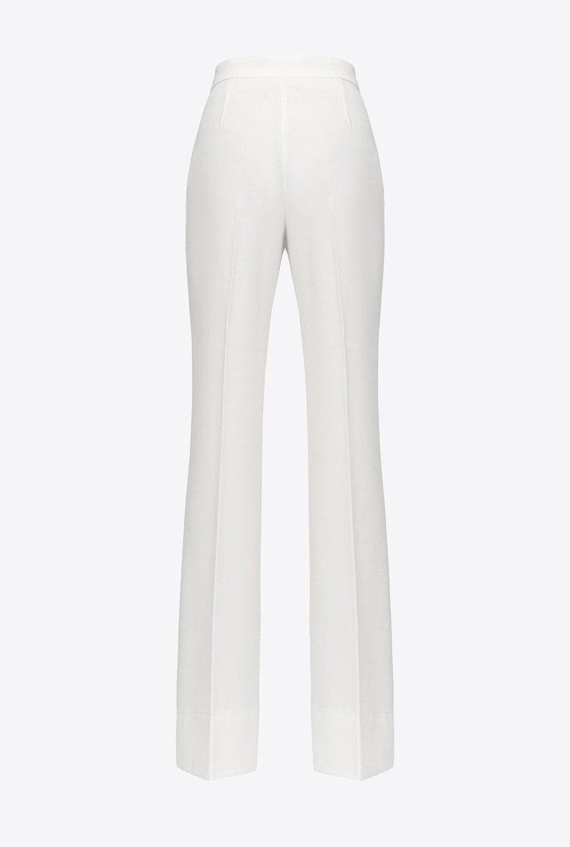 PINKO - PANTALONI FLARED IN POLY CRÊPE - Vittorio Citro Boutique