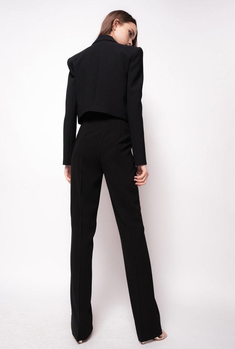 PINKO - PANTALONI FLARED IN POLY CRÊPE - Vittorio Citro Boutique