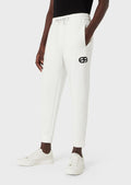 EMPORIO ARMANI - Pantaloni jogger con ricamo logo r-eacreate - Vittorio Citro Boutique