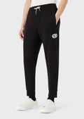 EMPORIO ARMANI - Pantaloni jogger con ricamo logo r-eacreate - Vittorio Citro Boutique