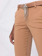 LIU-JO - Pantaloni slim con fibbia - Vittorio Citro Boutique