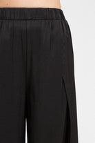 TWINSET - Pantaloni wide leg in twill - Vittorio Citro Boutique