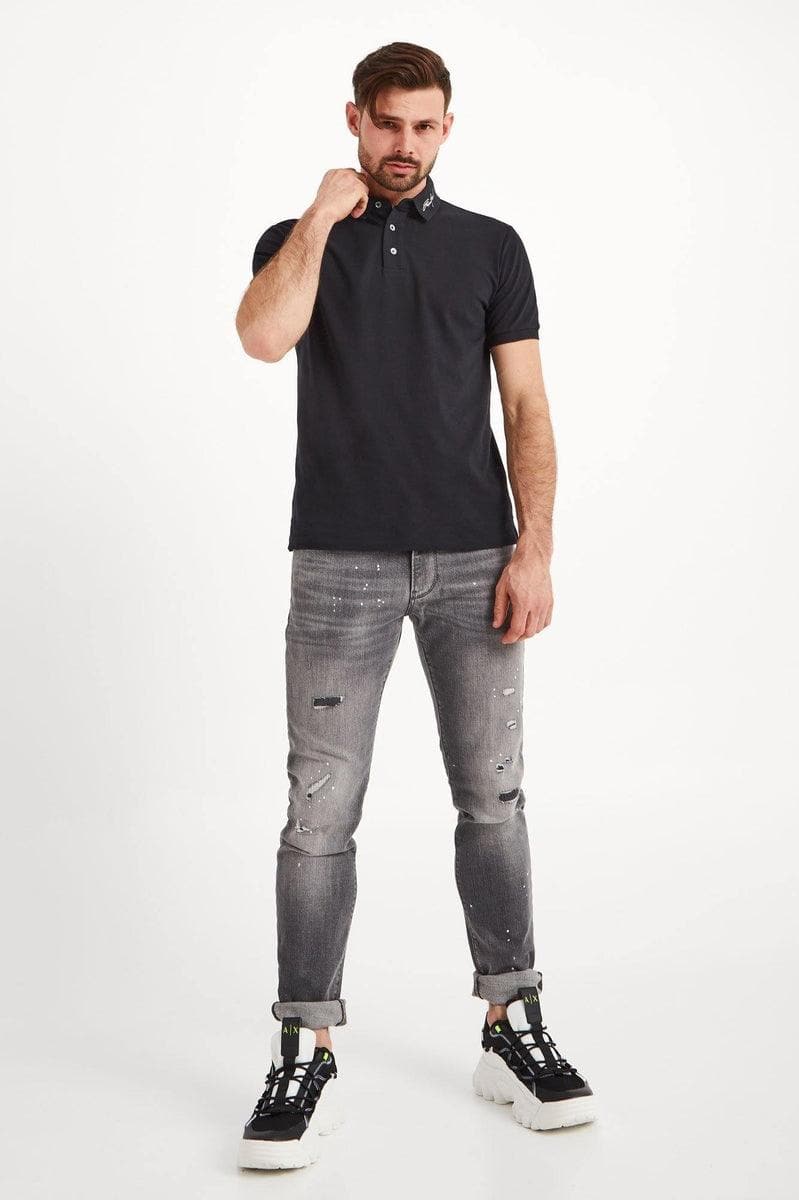 EMPORIO ARMANI - Polo in cotone piqué - Vittorio Citro Boutique