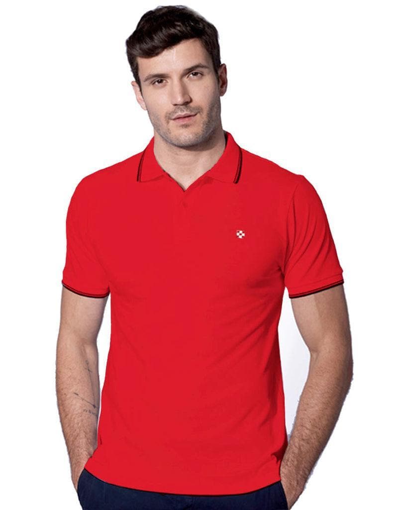 MC2 SAINT BARTH - Polo in piquet  con logo St. Barth check - Vittorio Citro Boutique