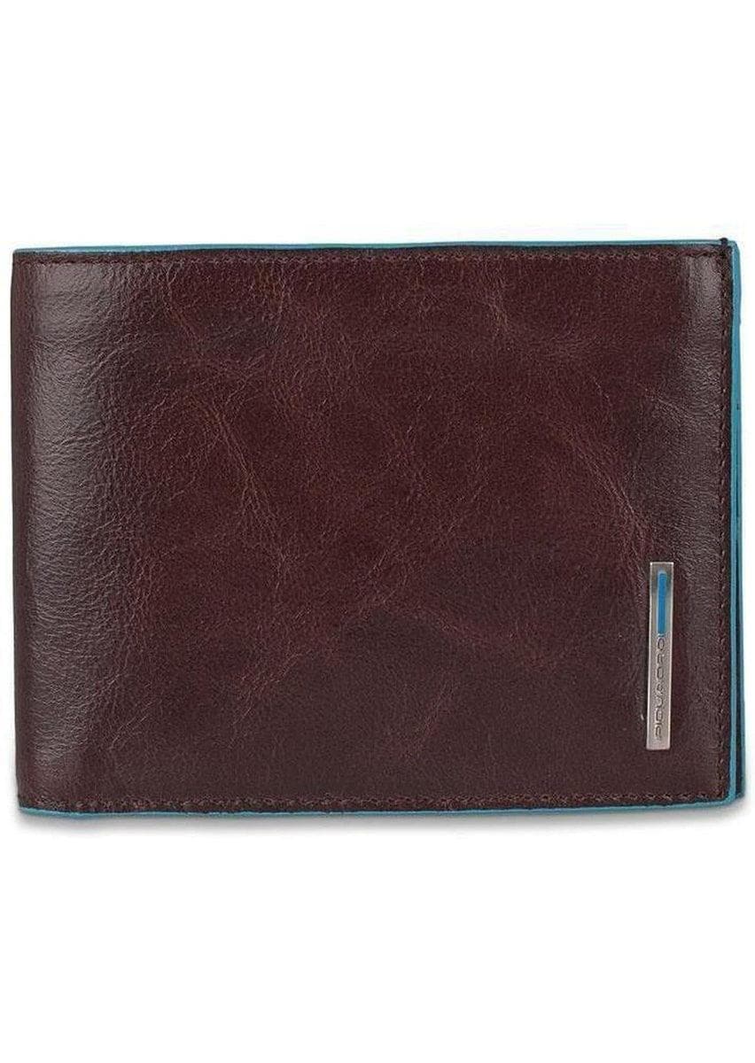 PIQUADRO - Portafoglio uomo con 12 porta carte di credito blue square - Vittorio Citro Boutique