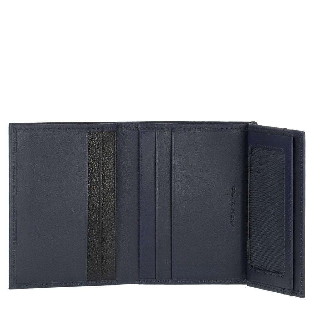 PIQUADRO - Portafoglio uomo con porta monete, porta carte di Steven - Vittorio Citro Boutique