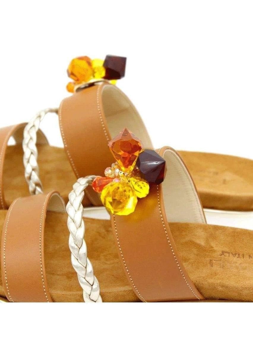 LAVORAZIONE ARTIGIANALE - Sandalo ottavia - Vittorio Citro Boutique