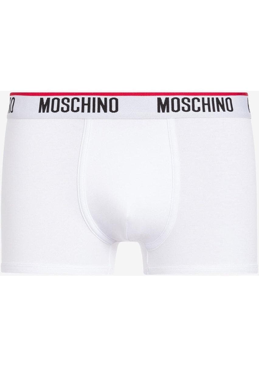MOSCHINO - Set di 2 boxer in jersey di cotone con logo - Vittorio Citro Boutique