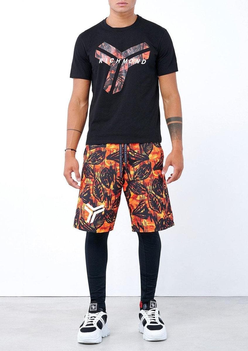 JOHN RICHMOND - Shorts a fantasia in tessuto tecnico - Vittorio Citro Boutique