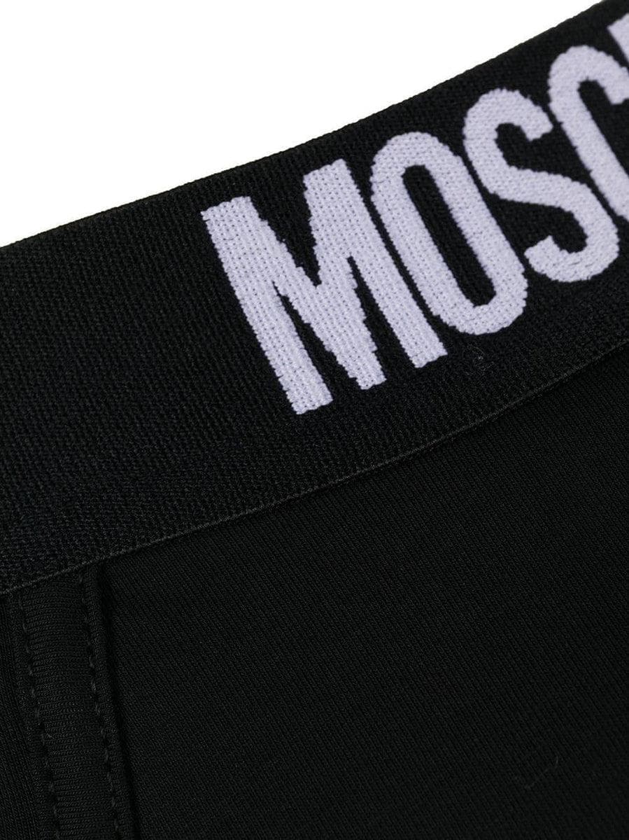 MOSCHINO - Slip bi-pack con banda logo - Vittorio Citro Boutique