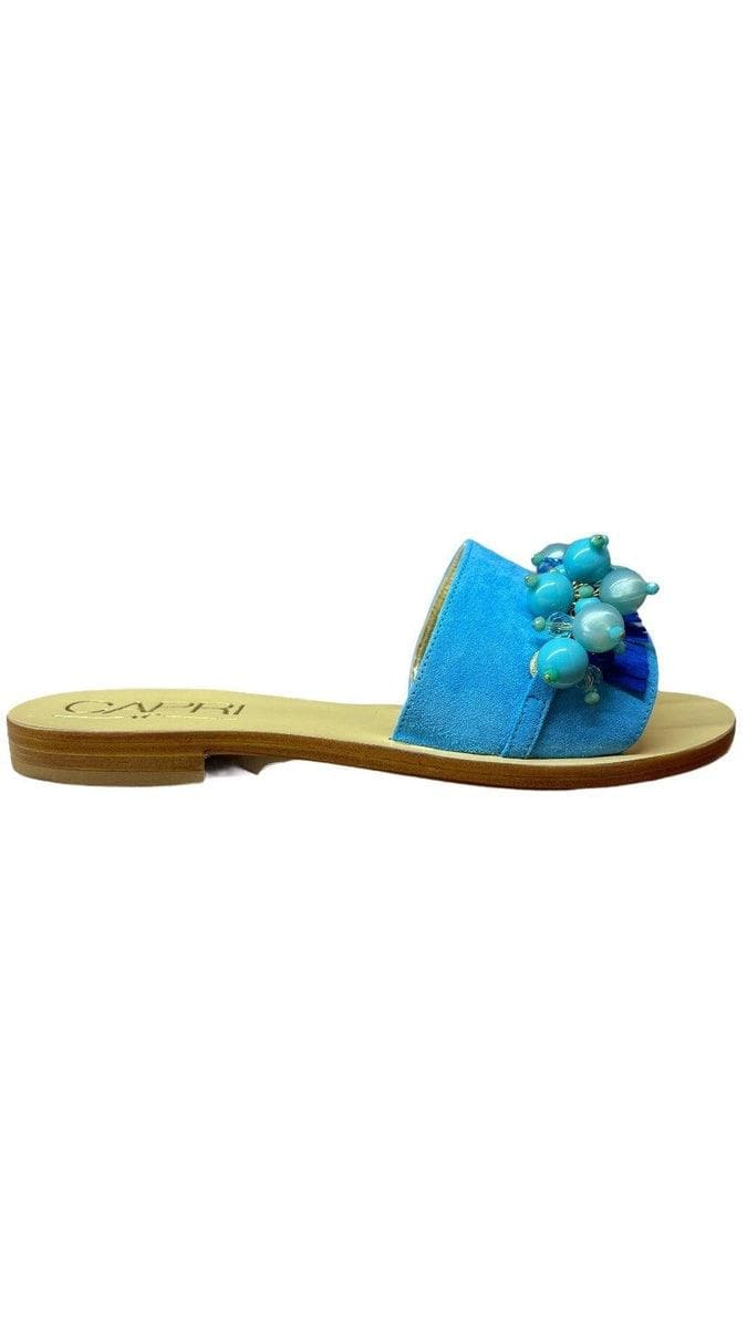 CAPRI VITTORIO CITRO - Slippers con perle - Vittorio Citro Boutique