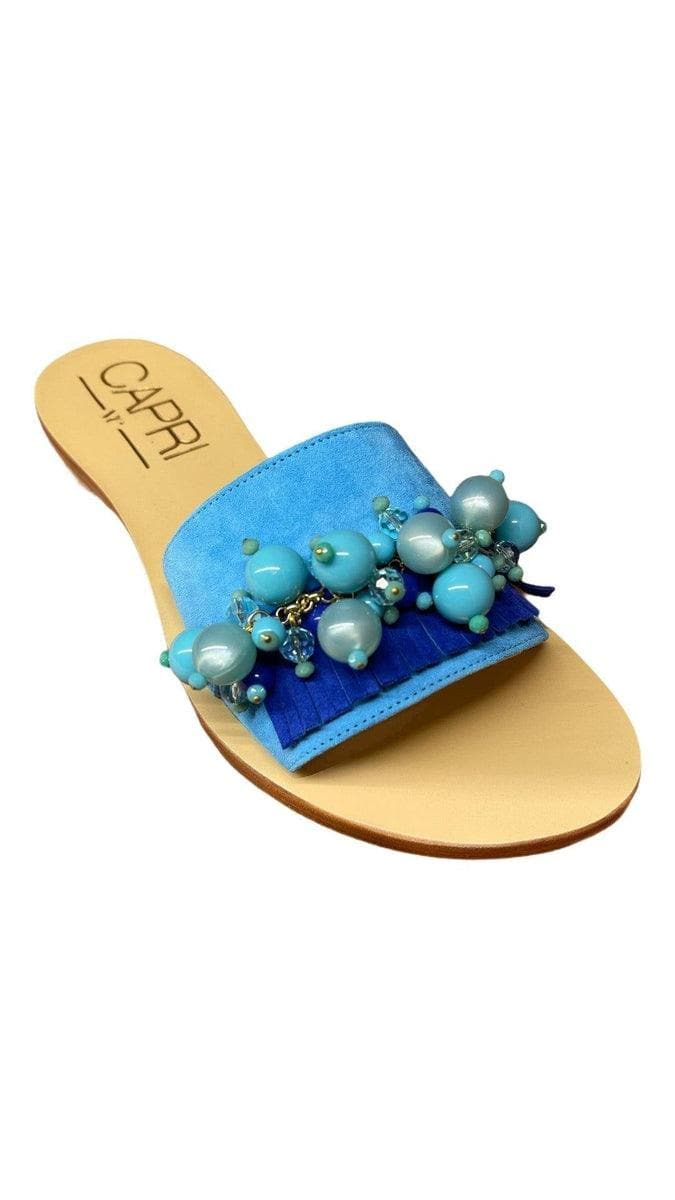 CAPRI VITTORIO CITRO - Slippers con perle - Vittorio Citro Boutique