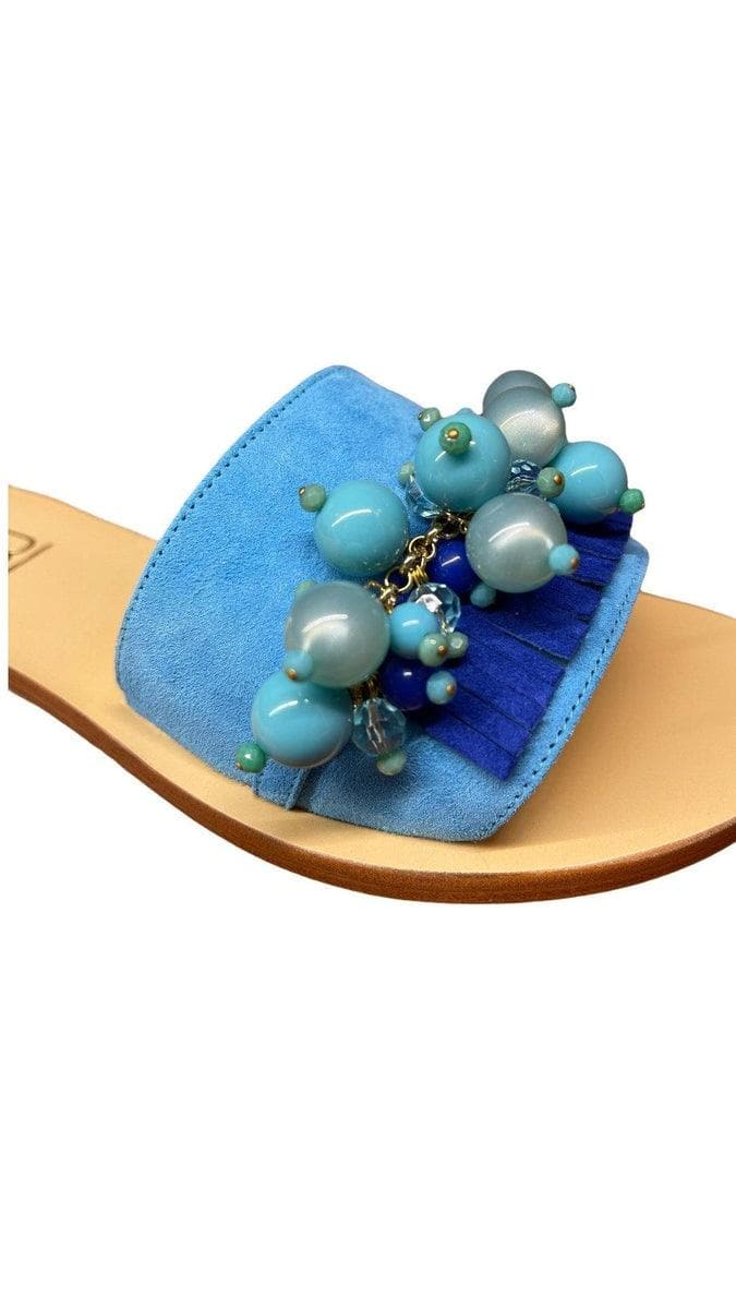 CAPRI VITTORIO CITRO - Slippers con perle - Vittorio Citro Boutique