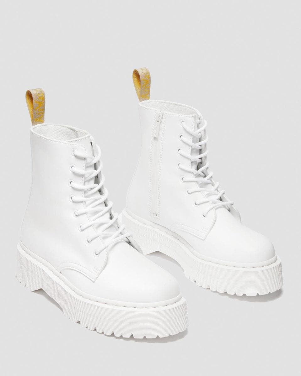 DR. MARTENS - STIVALI CON PLATEAU VEGAN JADON II MONO KEMBLE - Vittorio Citro Boutique