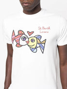 MC2 SAINT BARTH - T-shirt con stampa 'Saint Barth Lovers' - Vittorio Citro Boutique