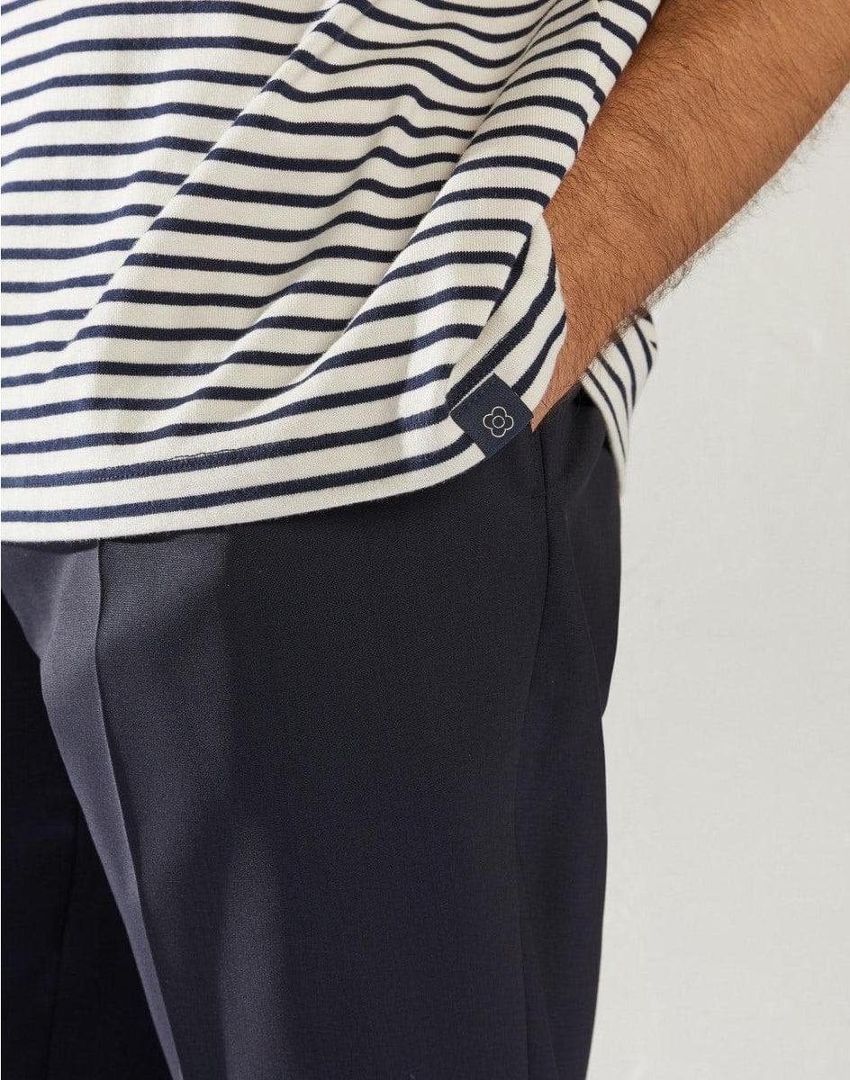 LARDINI - T-shirt girocollo con riga sailor - Vittorio Citro Boutique