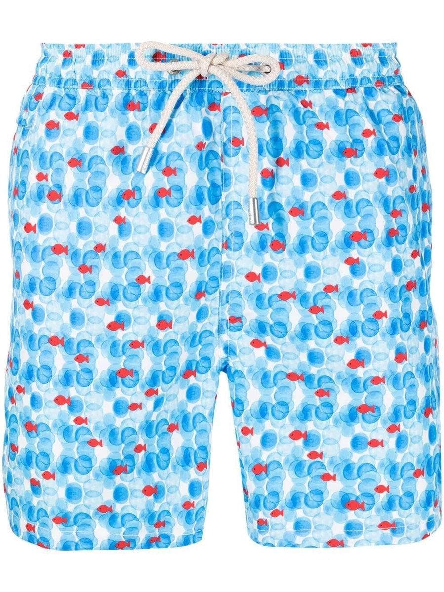 MC2 SAINT BARTH - Tessuto leggero uomo Costume mare stampa tropicale - Vittorio Citro Boutique