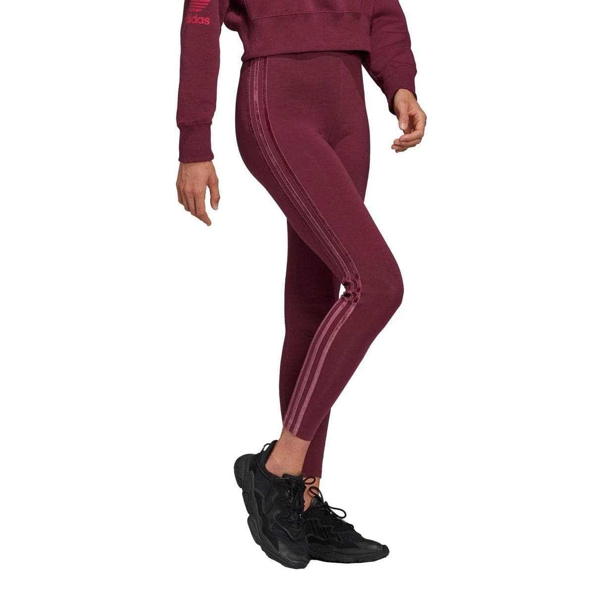 ADIDAS ORIGINALS - Tight with velvet stripes and trefoil rivet - Vittorio Citro Boutique