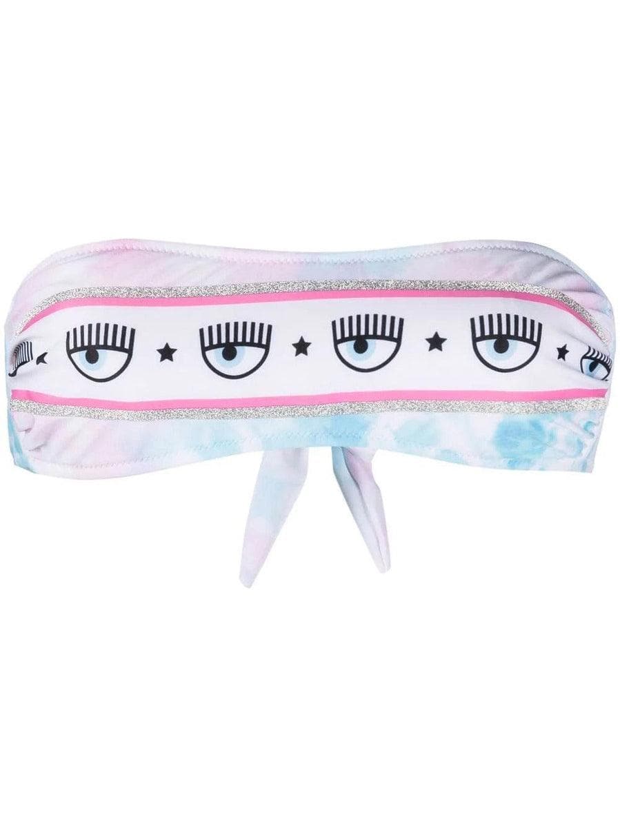 CHIARA FERRAGNI - Top bikini con stampa - Vittorio Citro Boutique