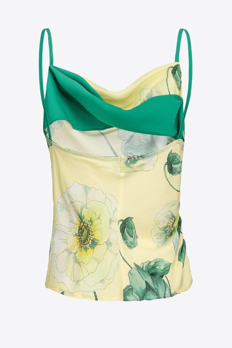 PINKO - Top stampa rose - Vittorio Citro Boutique