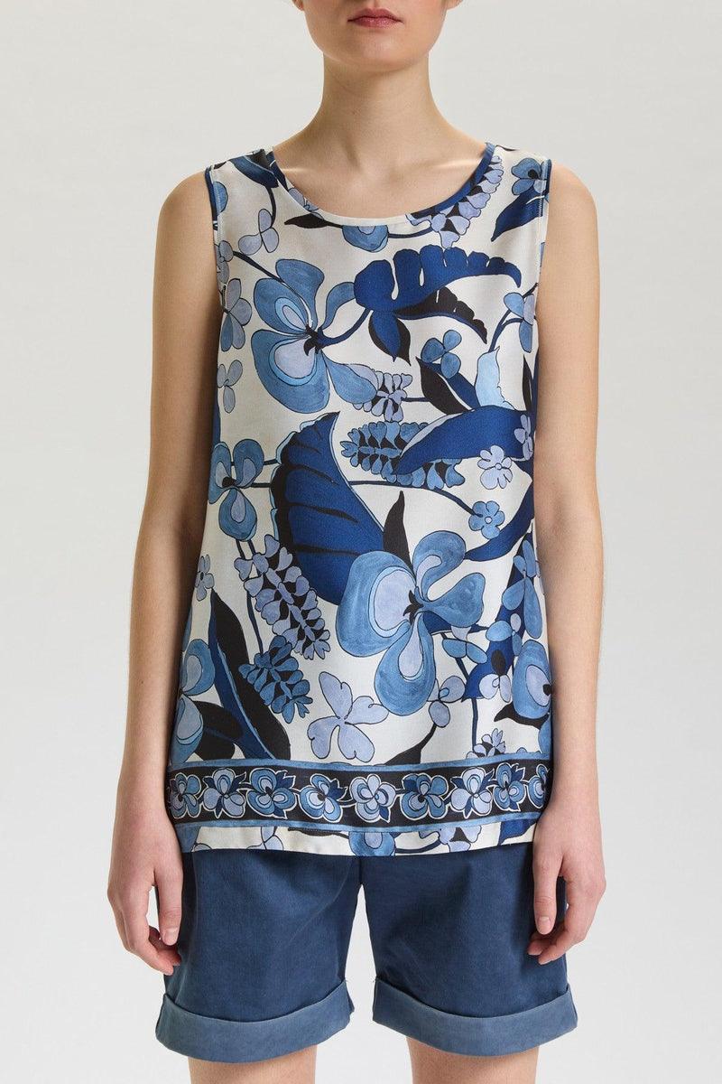 MALIPARMI - TOP SUGAR JUNGLE TWILL - Vittorio Citro Boutique