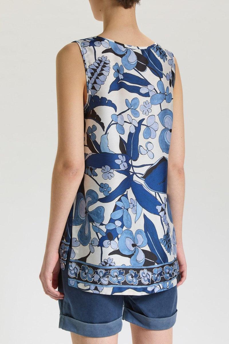 MALIPARMI - TOP SUGAR JUNGLE TWILL - Vittorio Citro Boutique