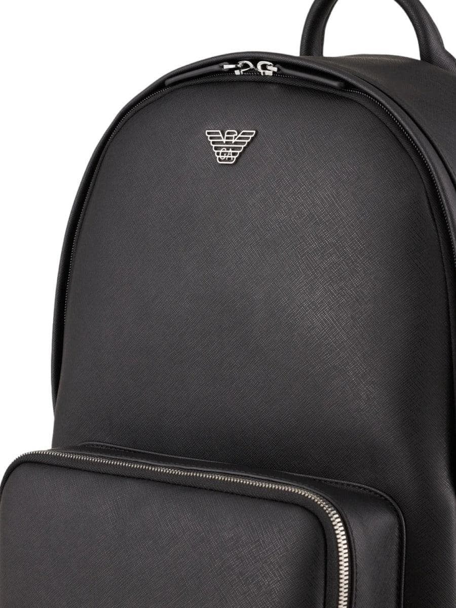 Zaino in pelle rigenerata placchetta aquila - Vittorio Citro Boutique