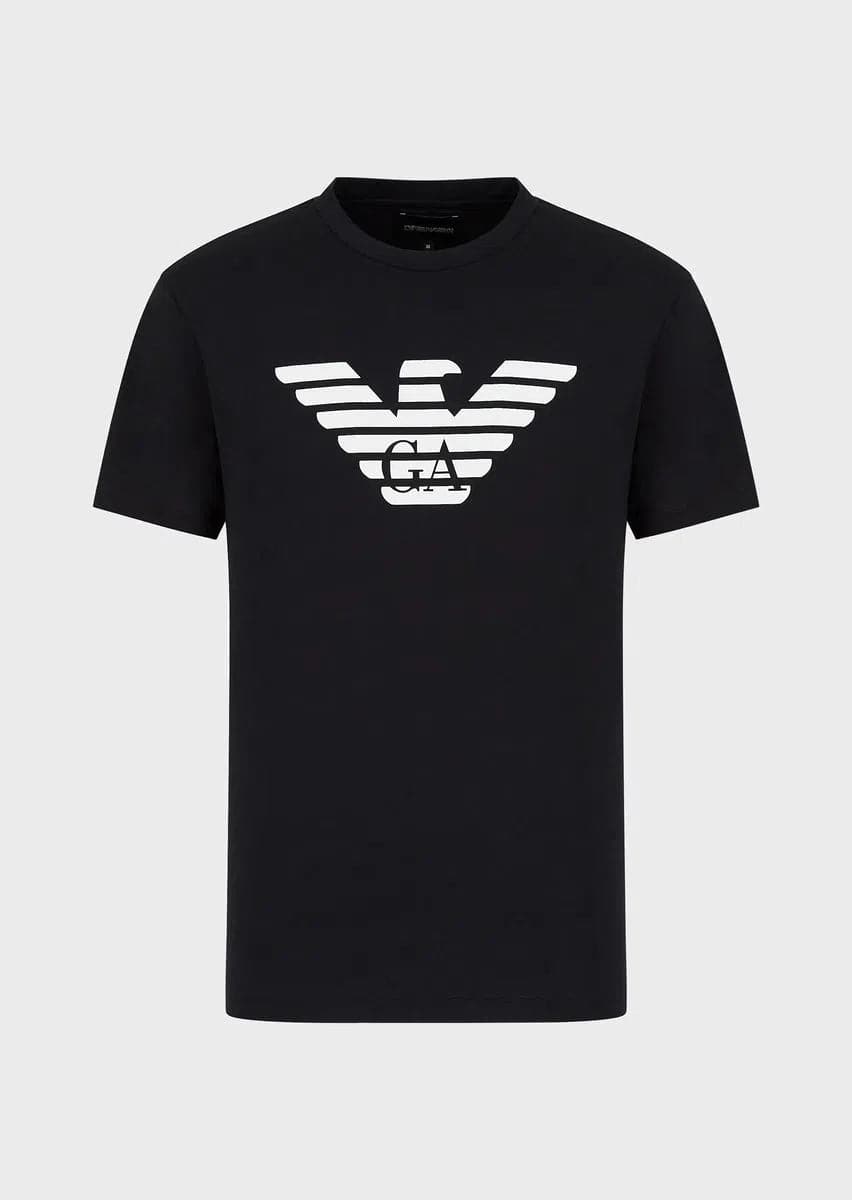 T-shirt in jersey Pima con stampa logo - Vittorio Citro Boutique