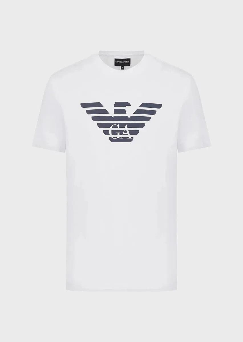 T-shirt in jersey Pima con stampa logo - Vittorio Citro Boutique