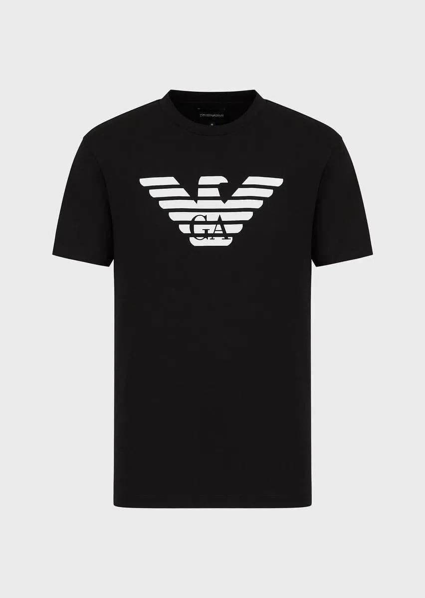 T-shirt in jersey Pima con stampa logo - Vittorio Citro Boutique