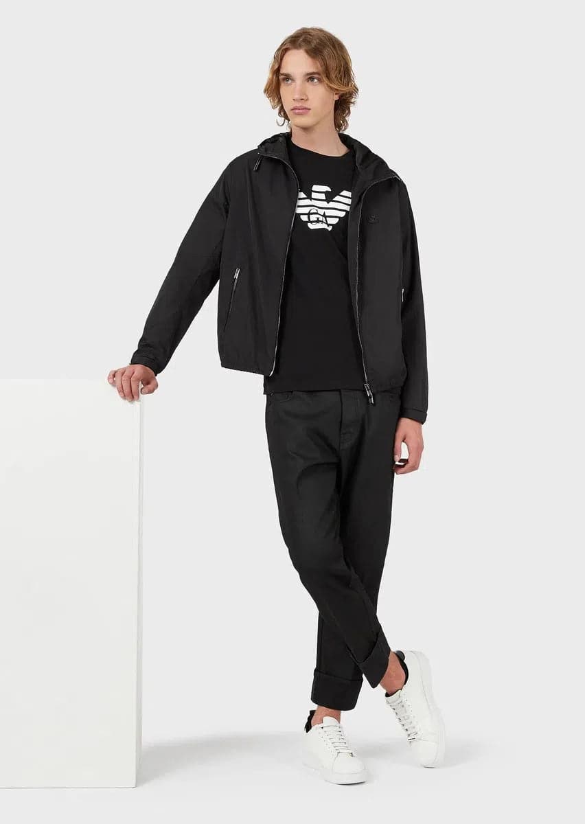 T-shirt in jersey Pima con stampa logo - Vittorio Citro Boutique