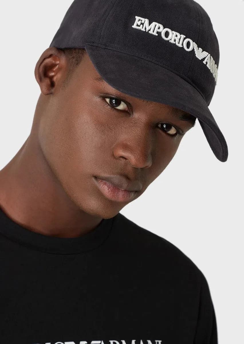 Cappello da baseball ricamo Emporio Armani a rilievo - Vittorio Citro Boutique