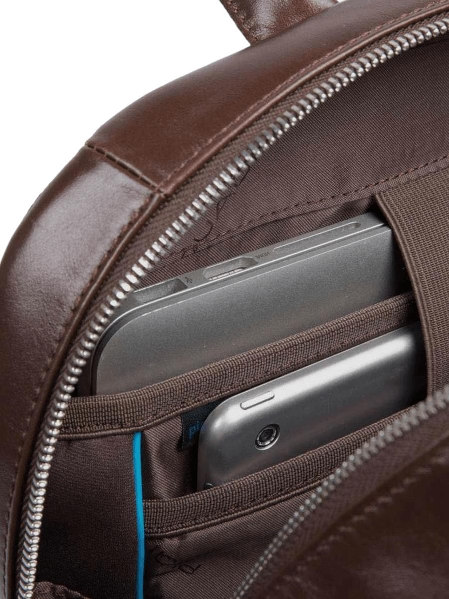 Zaino grande porta computer e porta ipad® blue square - Vittorio Citro Boutique